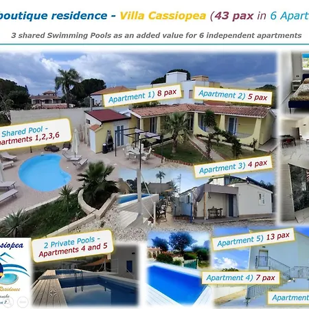 Σπίτι διακοπών Pool Seaside Relais - Ninfea, Marea, Rosa E Cassiopea - By The In Siracusa